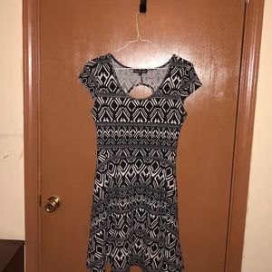 Black and white dress